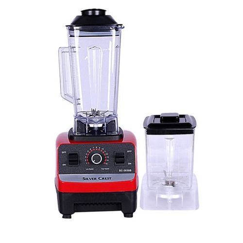 Silver Crest 2L German Industrial 6500W Food Crusher Blender 2 In 1 Jar